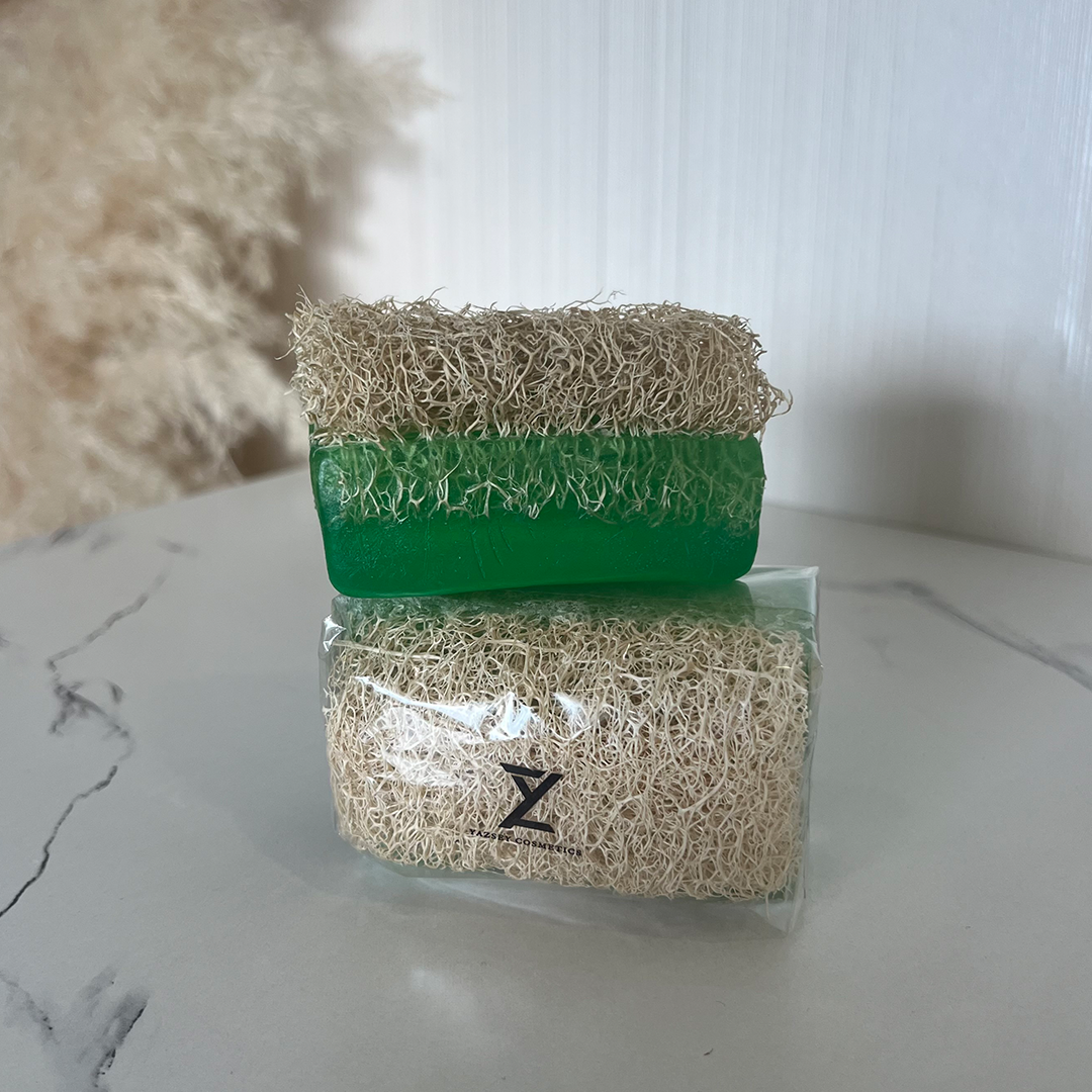 ALOEVERA, REIS, HONIGMILCH - KÜRBISFASERSEIFE